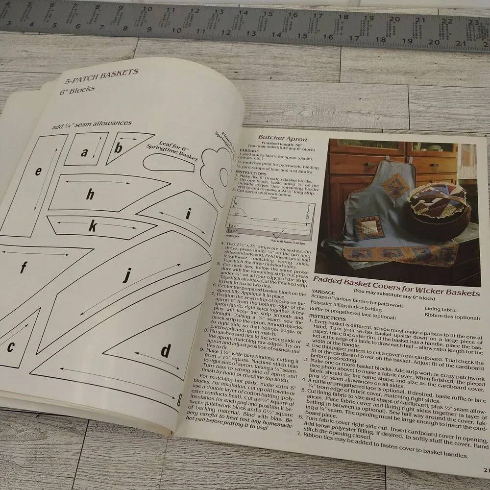 Classic Basket Quilting Patterns - Porter & Fons -‎ 1984 Sewing Craft Book